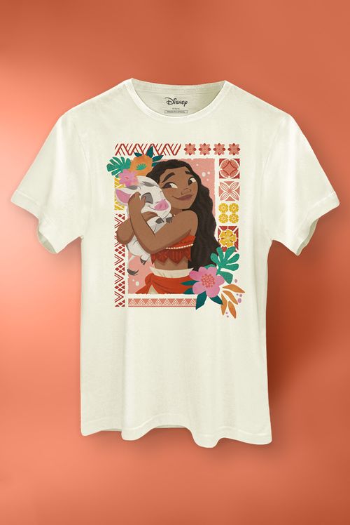 Camiseta Disney Moana e Puá