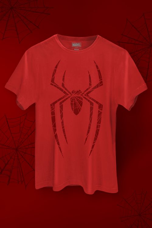 Camiseta Marvel Homem Aranha: Um Novo Dia Emblema Aranha