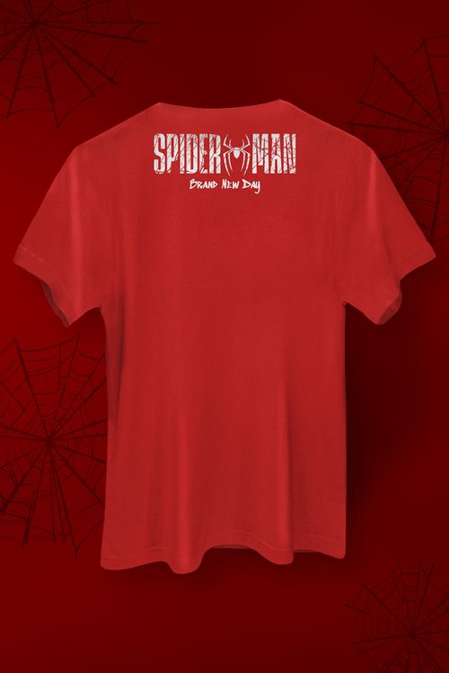 Camiseta Marvel Homem Aranha: Um Novo Dia Emblema Aranha
