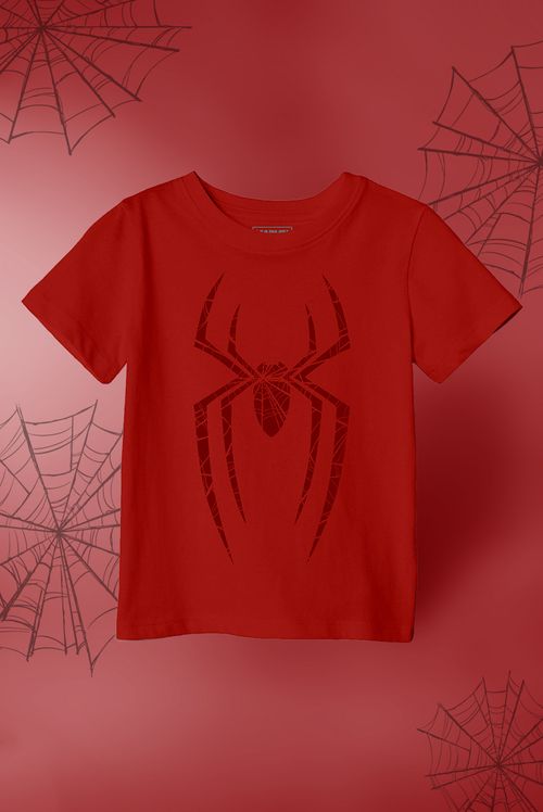 Camiseta Infantil Marvel Homem Aranha: Um Novo Dia Emblema Aranha