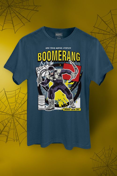 Camiseta Marvel Homem Aranha: Um Novo Dia Emblema Boomerang