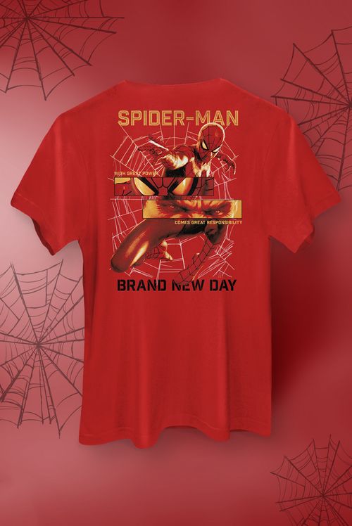 Camiseta Marvel Homem Aranha: Um Novo Dia Action