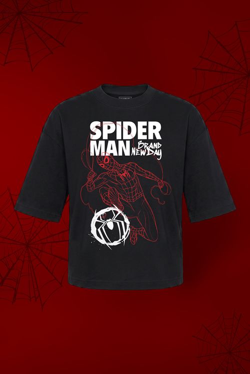 Camiseta Marvel Homem-Aranha: Um Novo Dia Símbolo Da Teia
