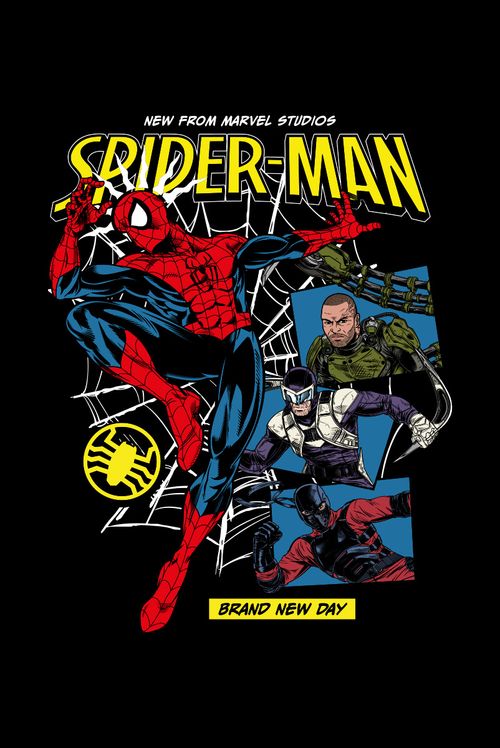 Camiseta Marvel Homem Aranha: Um Novo Dia Vilões