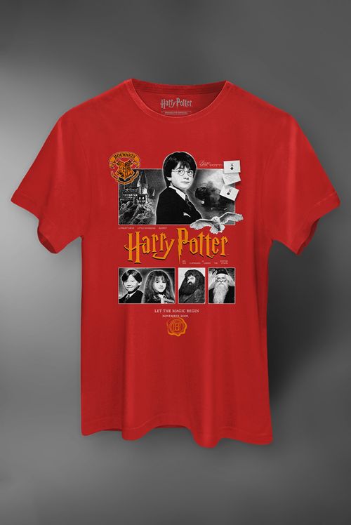 Camiseta Unissex Harry Potter Primeiro Filme