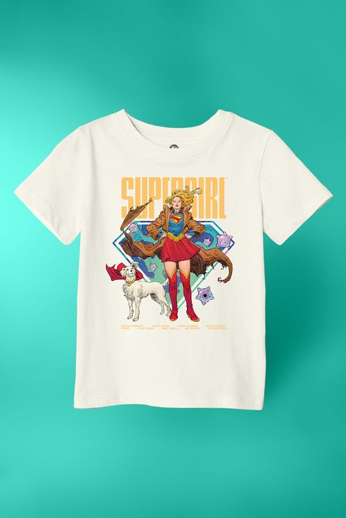 Camiseta Infantil DC Comics Supergirl Team