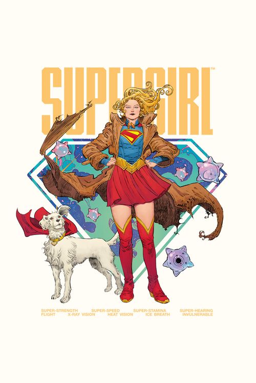 Camiseta Infantil DC Comics Supergirl Team