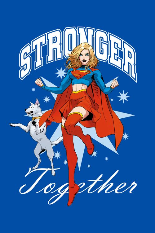 Camiseta DC Comics Supergirl Stronger Together