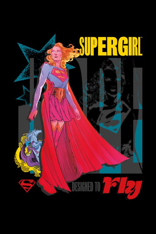 Camiseta Infantil DC Comics Supergirl Fly