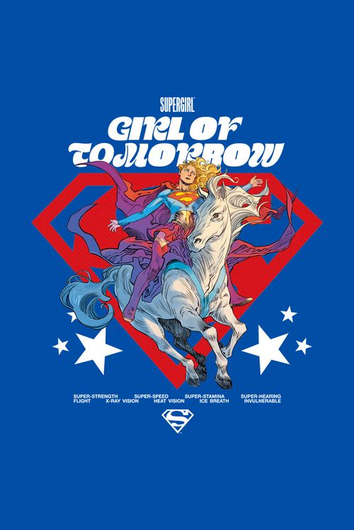 Camiseta Infantil DC Comics Supergirl Girl of Tomorrow