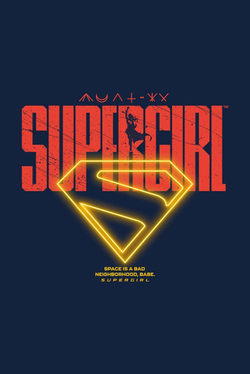 Camiseta DC Comics Supergirl Neon