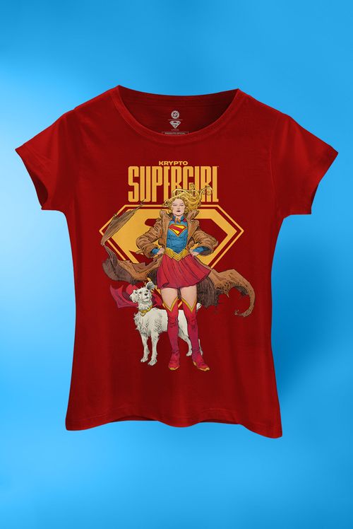 Camiseta Feminina DC Comics Supergirl Pose
