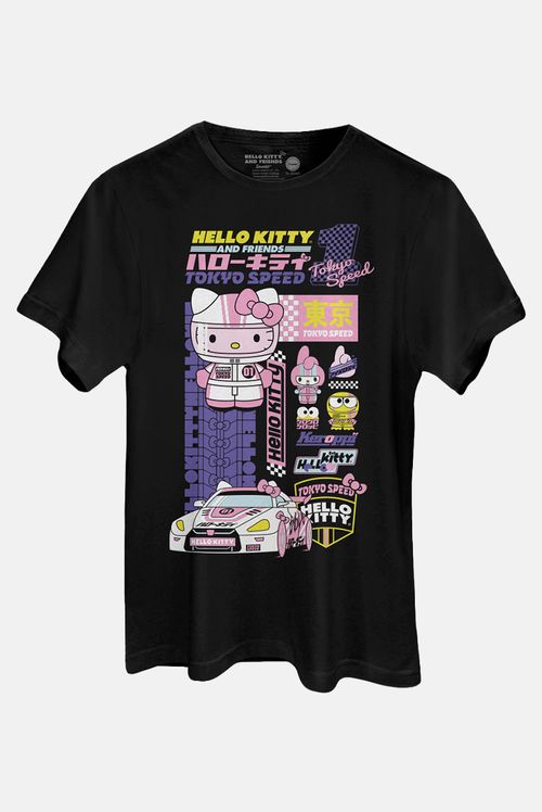 Camiseta Hello Kitty e Amigos Tokyo Speed