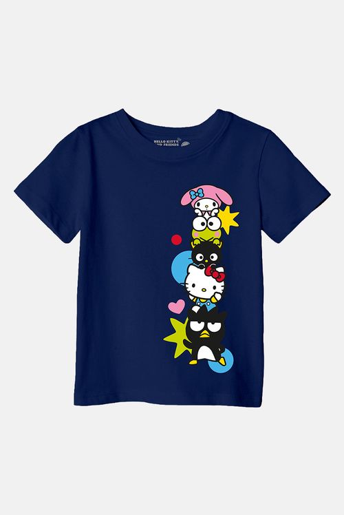 Camiseta Infantil Hello Kitty e Amigos