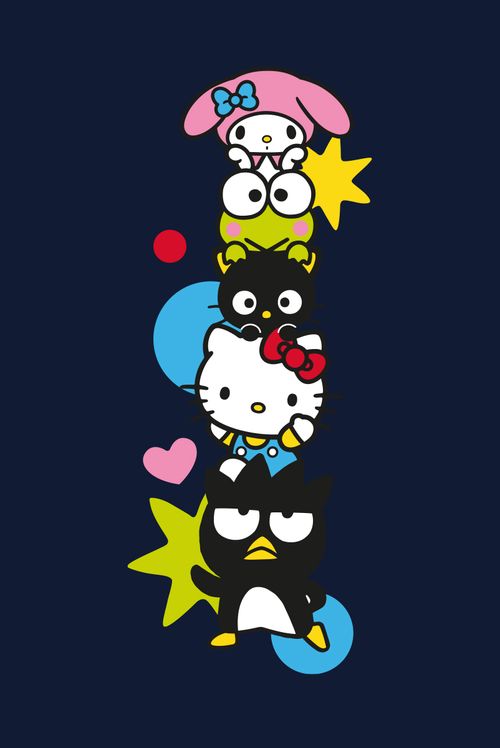 Camiseta Infantil Hello Kitty e Amigos