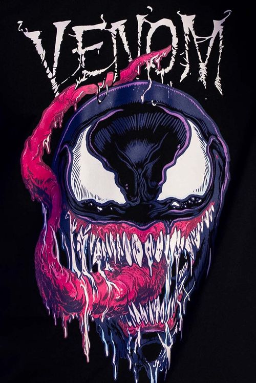 Camiseta Marvel Homem Aranha Venom Face
