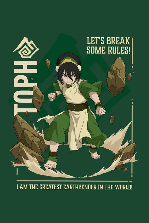 Camiseta Avatar: A Lenda de Aang Toph