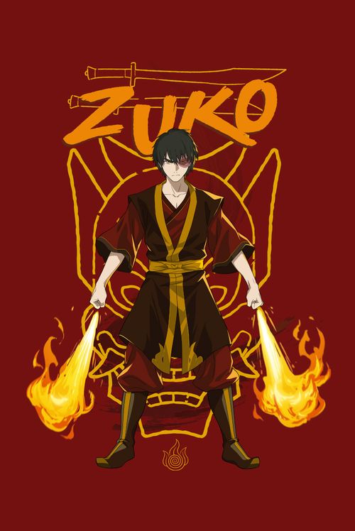 Camiseta Avatar: A Lenda de Aang Zuko