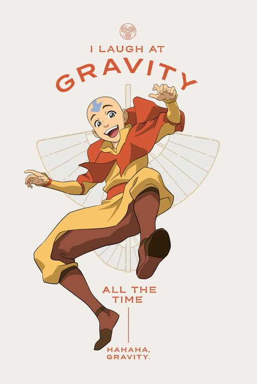 Camiseta Avatar: A Lenda de Aang Gravity