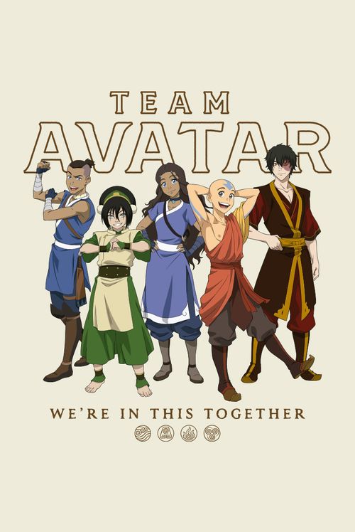 Camiseta Avatar: A Lenda de Aang We re in This Together