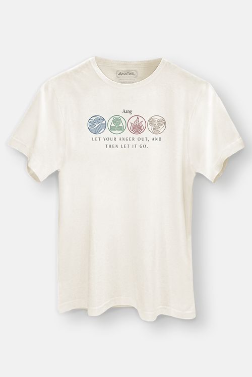 Camiseta Avatar: A Lenda de Aang Quatro Elementos