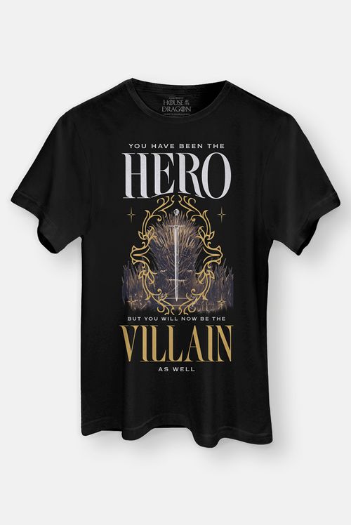 Camiseta House Of The Dragon Hero or Villain