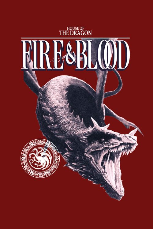 Camiseta House Of The Dragon Fire & Blood
