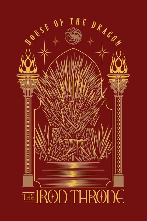 Camiseta House Of The Dragon O Trono de Ferro