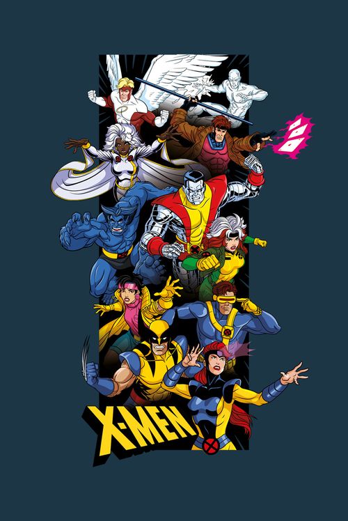 Camiseta Marvel X-Men 97 Equipe