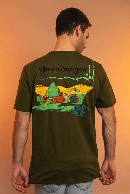 Camiseta O Senhor dos Anéis Green Dragon