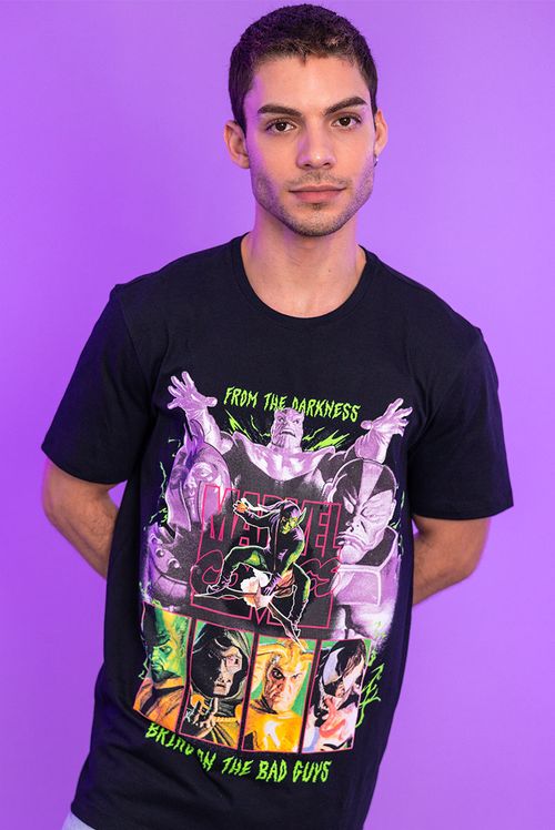 Camiseta Marvel Os Vingadores Bad Guys