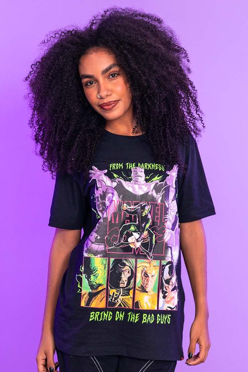 Camiseta Marvel Os Vingadores Bad Guys