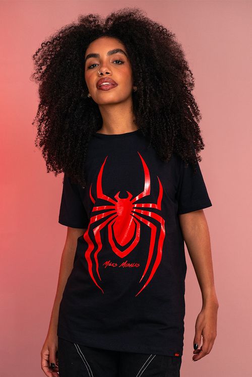 Camiseta Marvel Homem Aranha Miles Morales