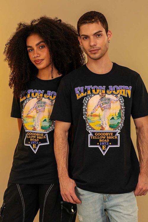Camiseta Elton John Yellow Brick Road