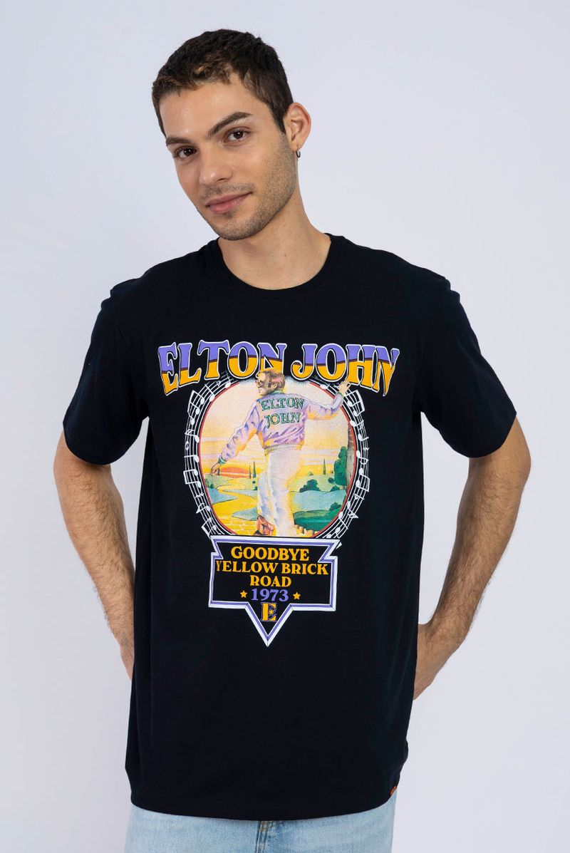 Camiseta Elton John Yellow Brick Road