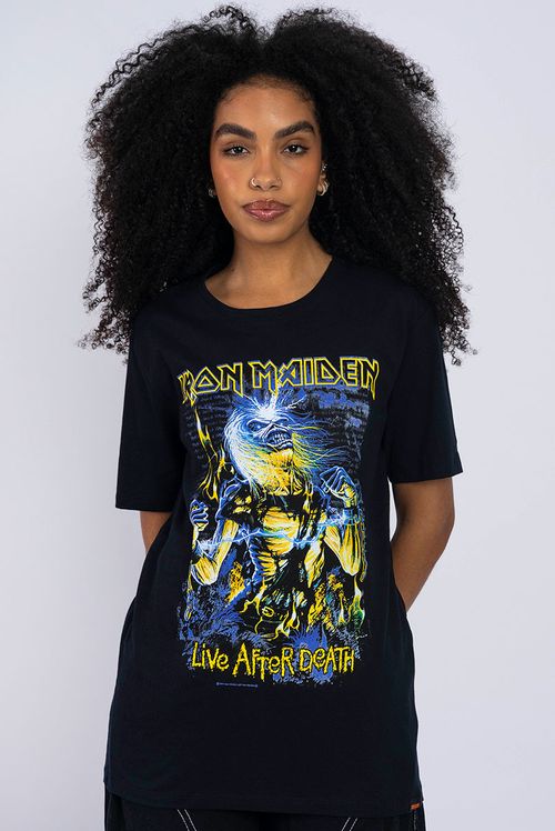 Camiseta Iron Maiden Live After Death
