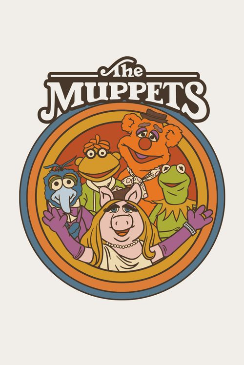 Camiseta Infantil  Disney Muppets Retrô