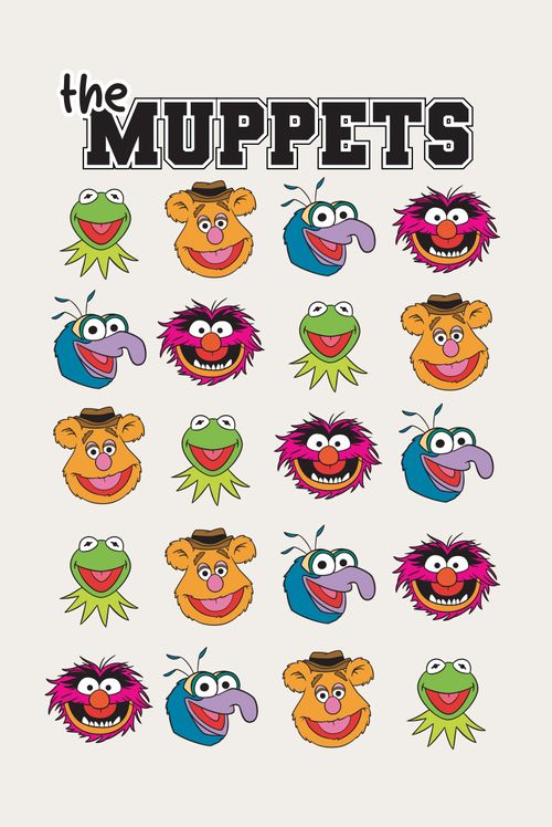 Camiseta Infantil Disney Muppets Rostinhos