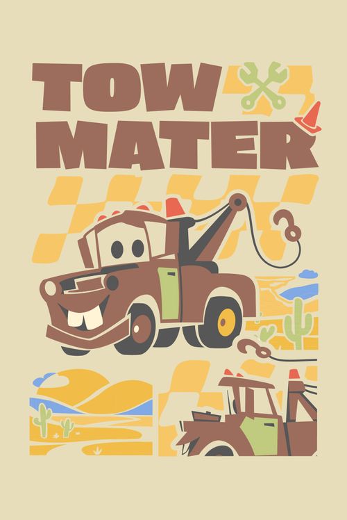 Camiseta Infantil Disney Carros Tow Mater
