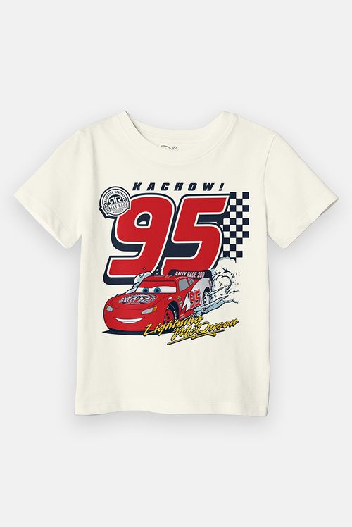 Camiseta Infantil Disney Carros Lightning McQueen
