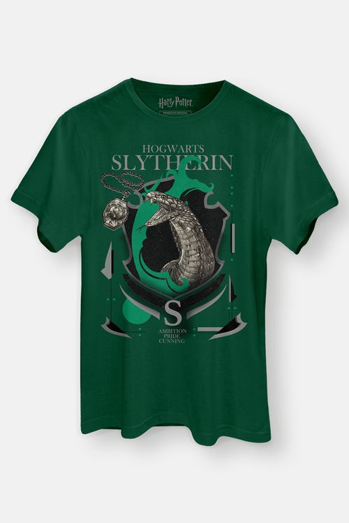 Camiseta Harry Potter Sonserina Cobra