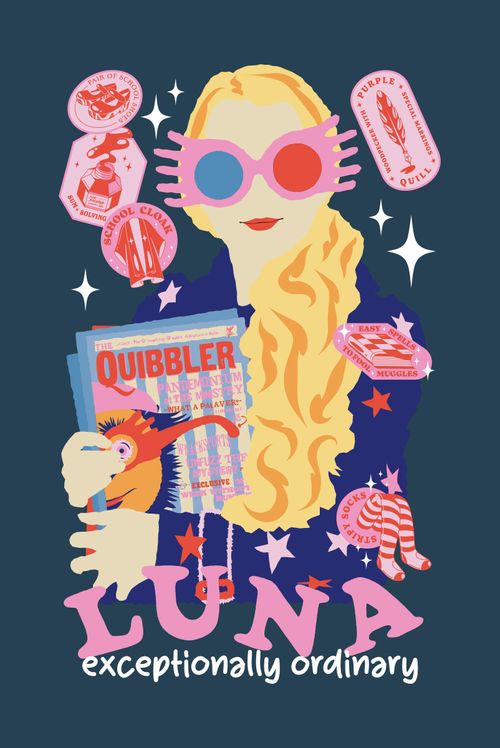 Camiseta Harry Potter Luna Lovegood