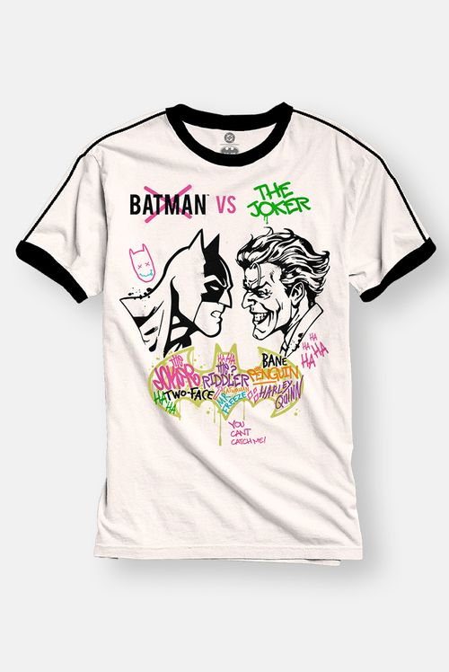 Camiseta DC Comics Batman vs Joker