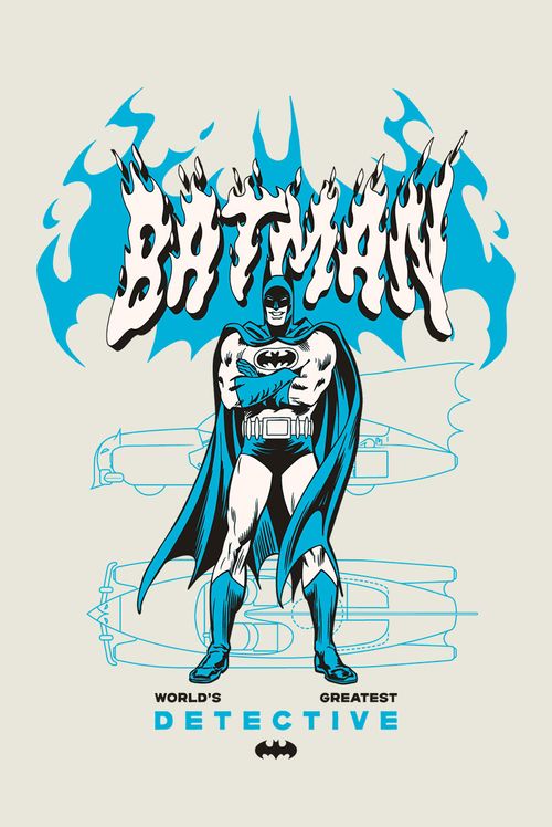 Camiseta Infantil DC Comics Batman Monocromatic