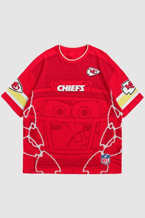 Camiseta NFL + Bob Esponja Chiefs