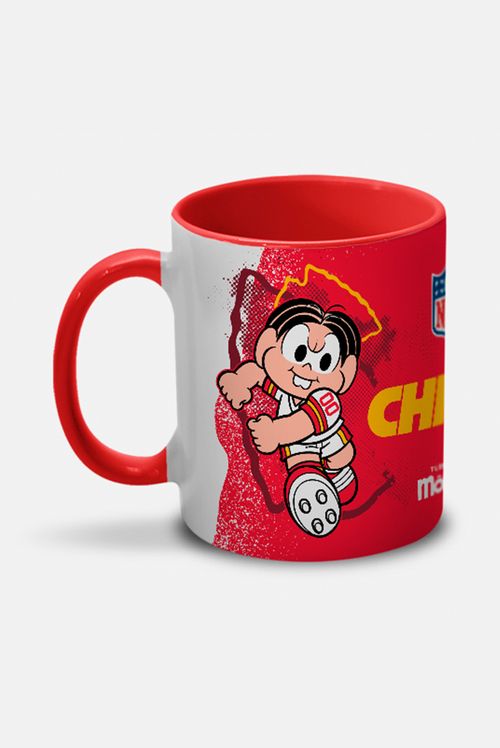 Caneca NFL + Turma da Mônica Chiefs