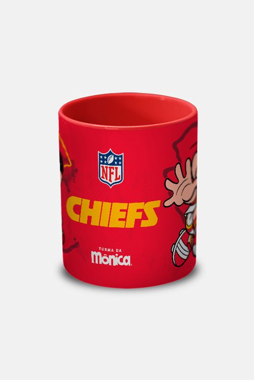Caneca NFL + Turma da Mônica Chiefs