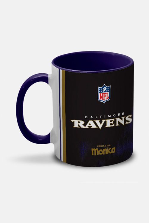 Caneca NFL + Turma da Mônica Ravens