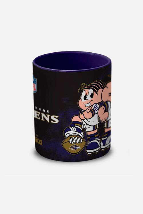 Caneca NFL + Turma da Mônica Ravens