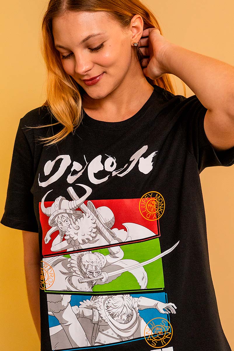 Camiseta One Piece Monster Trio